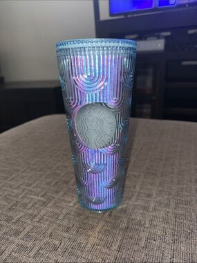 Starbucks Iridescent Aqua Purple Tumbler